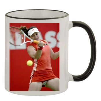 Martina Hingis 11oz Colored Rim & Handle Mug