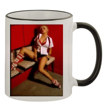Michelle Marsh 11oz Colored Rim & Handle Mug