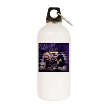 Doro White Water Bottle With Carabiner