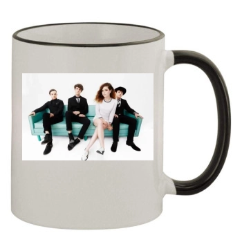 Echosmith 11oz Colored Rim & Handle Mug