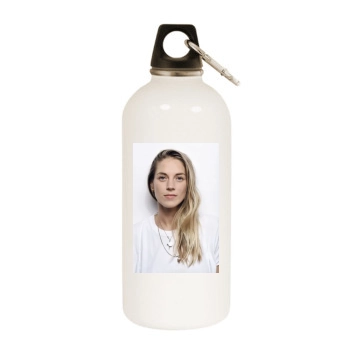 Edei White Water Bottle With Carabiner