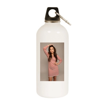 Emme White Water Bottle With Carabiner