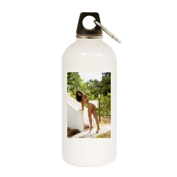 ETaylor White Water Bottle With Carabiner