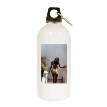 ETaylor White Water Bottle With Carabiner