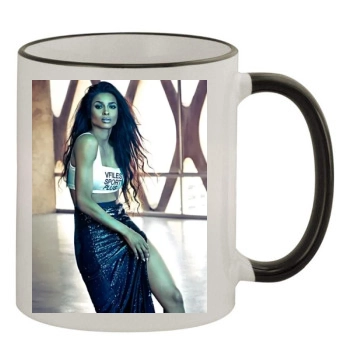 Ciara 11oz Colored Rim & Handle Mug