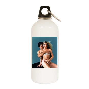 Sarah Jessica Parker White Water Bottle With Carabiner
