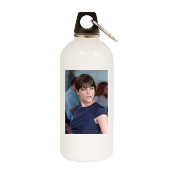 Selma Blair White Water Bottle With Carabiner