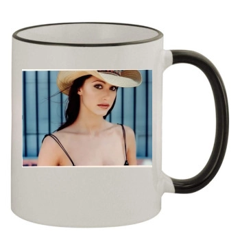 Shannon Elizabeth 11oz Colored Rim & Handle Mug