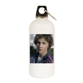 Shia LaBeouf White Water Bottle With Carabiner