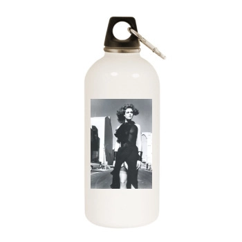 Sigourney Weaver White Water Bottle With Carabiner