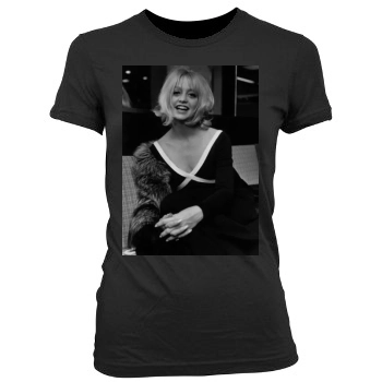 Goldie Hawn Women's Junior Cut Crewneck T-Shirt