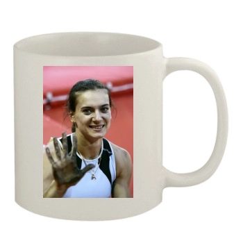 Yelena Isinbayeva 11oz White Mug
