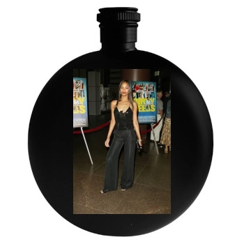 Zoe Saldana Round Flask