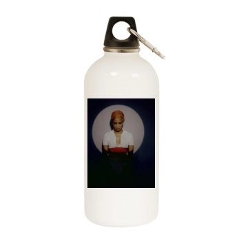 Imany White Water Bottle With Carabiner