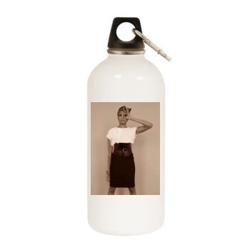 Imany White Water Bottle With Carabiner