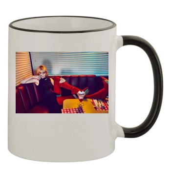 Grimes 11oz Colored Rim & Handle Mug