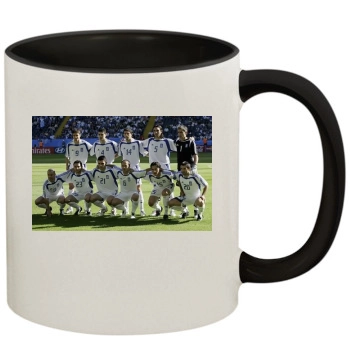 Greece National football team 11oz Colored Inner & Handle Mug