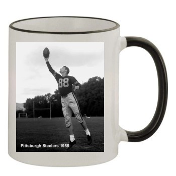 Pittsburgh Steelers 11oz Colored Rim & Handle Mug