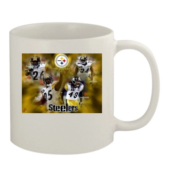 Pittsburgh Steelers 11oz White Mug