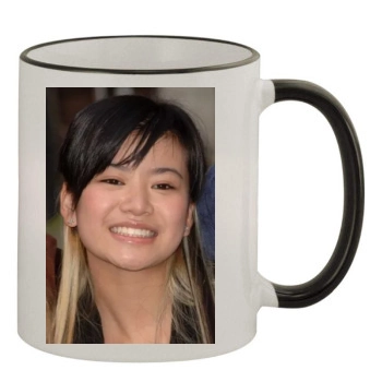 Katie Leung 11oz Colored Rim & Handle Mug