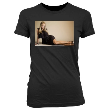 Kendra Wilkinson Women's Junior Cut Crewneck T-Shirt