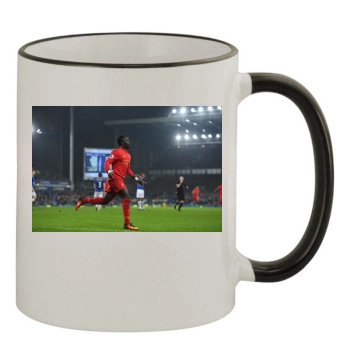 Liverpool 11oz Colored Rim & Handle Mug