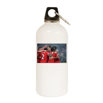 Liverpool White Water Bottle With Carabiner