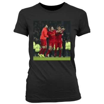 Liverpool Women's Junior Cut Crewneck T-Shirt
