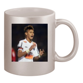 Neymar 11oz Metallic Silver Mug