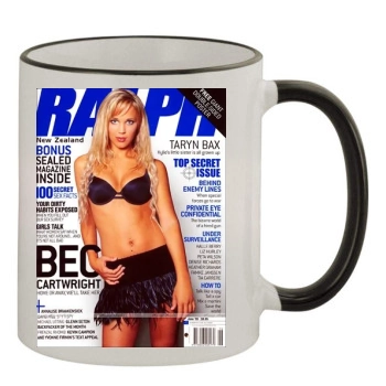 Bec Cartwright 11oz Colored Rim & Handle Mug