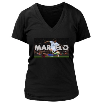 Marcelo Women's Deep V-Neck TShirt