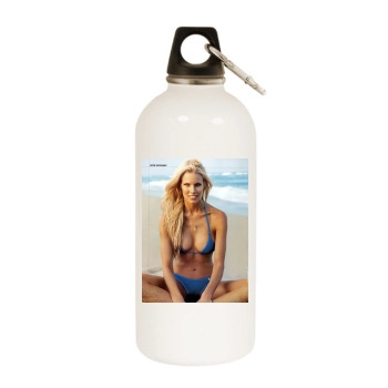 Beth Ostrosky White Water Bottle With Carabiner
