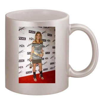 Bonnie-Jill Laflin 11oz Metallic Silver Mug
