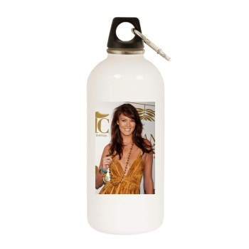 Brittany Brower White Water Bottle With Carabiner