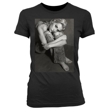 Brittany Murphy Women's Junior Cut Crewneck T-Shirt