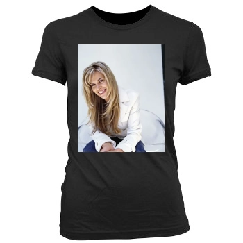 Brooke Burns Women's Junior Cut Crewneck T-Shirt