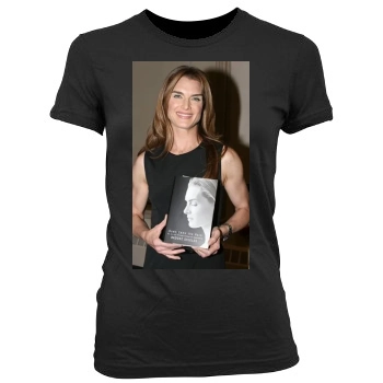 Brooke Shields Women's Junior Cut Crewneck T-Shirt