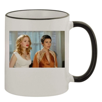 Charmed 11oz Colored Rim & Handle Mug