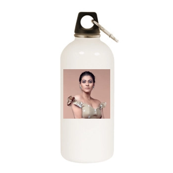 Kajol White Water Bottle With Carabiner