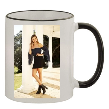 Samantha Harris 11oz Colored Rim & Handle Mug