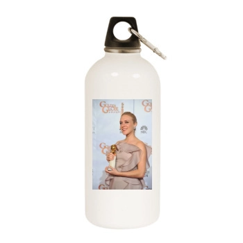 Caprica White Water Bottle With Carabiner