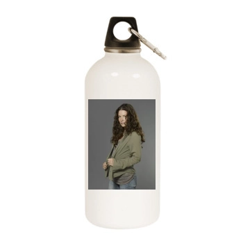 Lost White Water Bottle With Carabiner