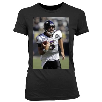 Bengals Ravens Women's Junior Cut Crewneck T-Shirt