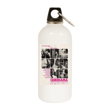 Queerama (2017) White Water Bottle With Carabiner