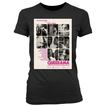 Queerama (2017) Women's Junior Cut Crewneck T-Shirt