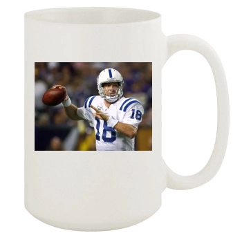 Peyton Manning 15oz White Mug