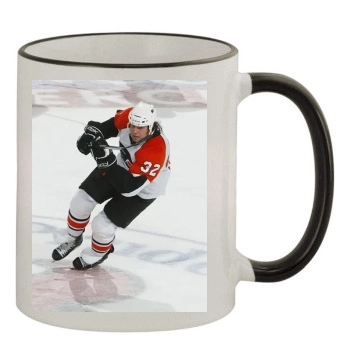 Philadelphia Flyers 11oz Colored Rim & Handle Mug