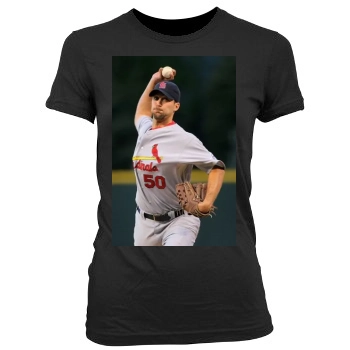 Baseball Women's Junior Cut Crewneck T-Shirt