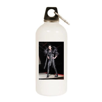 Bill Kaulitz White Water Bottle With Carabiner
