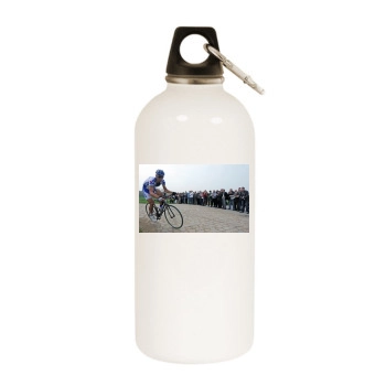 Cycling White Water Bottle With Carabiner